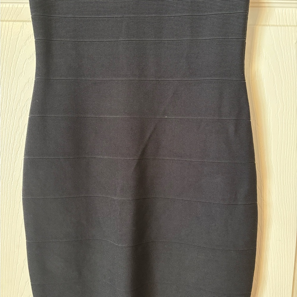 Guess Black Strapless Dress Sequence Neckline Small - Picture 4 of 12